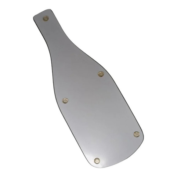 Glass Cheese and Cracker Plate/Serving Tray in Wine Bottle Shape - Picture 4 of 5